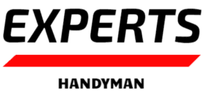 Handyman Experts logo in black and red colors